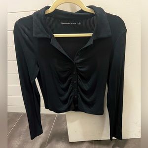 Abercrombie Ruched Long Sleeve